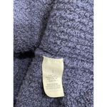 Aerie Blue Cozy Up Waffle Sweater Hoodie Size Large Photo 5