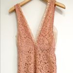 Missguided MISGUIDED Midaxi Dress Lace Plunge Sheer NWOT US4 Photo 2