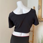 Lululemon CROPPED V NECK CAP SLEEVE RIBBED T SHIRT Size 10 Photo 2
