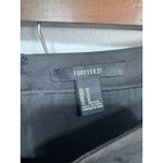 Forever 21 Black Pencil Skirt Lace Hem Workwear Office Minimalist Women's Medium Photo 7