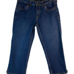 Jordache  Skinny Capri‎ Jeans Women's Dark Wash Denim Casual Everyday Size 8 EUC Photo 0