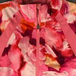 Athleta  Womens Medium‎ Pink Run With It Full Zip Long Sleeve Jacket Pockets Photo 4