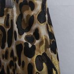 Nine West Jacquard Mini Skirt Leopard Print NWT Size L Photo 4