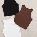 Ficered Women's Tops Sexy To. Photo 2