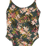 Kona Sol Floral High‎ Hip One Piece Swimsuit Women’s Swimwear Monokini Photo 0