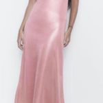ZARA Pink Shiny Dress Photo 1
