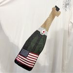 QUEEN OF SPARKLES White USA Popping Champagne Tee Dress Sequin Embellished 2XL Size XXL Photo 5