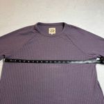 Chaser Crewneck Waffle Knit Long Sleeve Thermal Top Size XXL Casual Colorful Photo 8