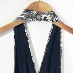 Anthropologie Women’s Giovanna Black and White Halter Jumpsuit small Photo 6