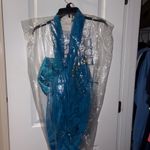 Junior’s Elegant Blue Strapless Prom Dress Size: XS Photo 4