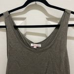 Maronie Taupe Loose Fit Hi/Low Tank Top Size M Photo 2