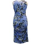 Yumi Kim NEW Maternity XL Hold Tight Dress Wonderful Life Blue Floral Stretchy Photo 3