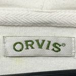Orvis Womens Hoodie XL White Tunic Zip Front Cotton Minimalistic Comfy Lounge Photo 5