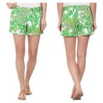 Lilly Pulitzer 4” Callahan Cotton Shorts in Seeing Pink Elephants. SZ 0 Photo 2