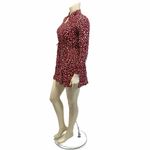 Jack by BB Dakota JACK BB Dakota Red White Key Hole Neckline Dress Photo 2