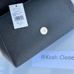 Michael Kors MK Jet Set Medium Logo Convertible Crossbody Clutch Bag - Black Photo 7