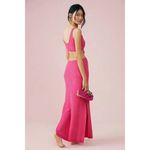 pq swim bianca ring cutout knit slit maxi dress cosmo pink Size XS Photo 2