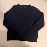 American Eagle Sweater Womens XSmall Blue Pullover Sweatshirt Cable Knit Photo 0