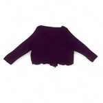 Free People Purple  wool and angora rabbit hair blend button up cardigan Photo 6