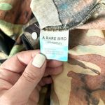 A Rare Bird Long Sleeve Cotton Mini Dress in Camo with Embellishments Size Small Green Photo 5