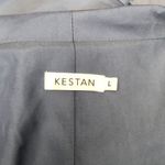 Kestan Bradbury Slate Blue Trench Coat Size L Photo 8