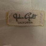 Brandy Melville  J. Galt White Los Angeles Hoodie Hooded Windbreaker Jacket Sz S Photo 3