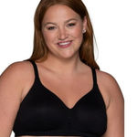Vanity Fair Brand New  Women's Medium Black Beyond Comfort Full Coverage Bra Photo 0