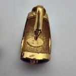 Diane Von Furstenberg Vintage Diane Von Furstenburg Blue, Red, Green, & Cream Enamel Clip-On Earrings Photo 4