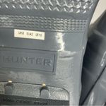 Hunter  original glossy gray rain boots waterproof modern‎ trendy woman’s size 10 Photo 7