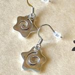 Handmade funky grunge y2k swirl star earrings 🌙 Photo 4