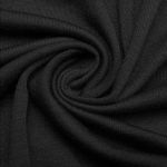 Women's Long Sleeve Ribbed Open Front Snap Button Down Knit Cardigans Black Size L Photo 6