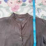 Max Mara Linen Dress Womens 10 Button Front Mature Luxury Lagenloon Countrycore Photo 5