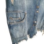 Free People Moonchild Denim Jean Jacket Shacket Oversized XS Photo 3