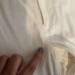 TNA Greenwich pant high waisted cargo pant women's size 4 White Photo 4