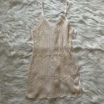 Cream Crochet Swim Cover Photo 1