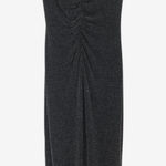 Cache Vintage  Black Metallic‎ Asymmetrical Dress Y2K 90s Glam Beaded Size XXS Photo 0