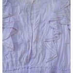 Love Shack Fancy NWT Natasha Mini in Violet Splash Hand Dye Ruffle Cotton Dress L Photo 5