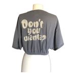 Aerie Offline by  Fanta Cropped Oversize Shortsleeve Shirt Round Neck Size Small Photo 3