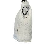 IZOD  off-white/plaid reversible puffer vest‎ medium Photo 2
