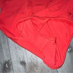 Aerie  Crinkle Birthday Scoop Cheekiest One Piece Swimsuit Red XXL NWOT Photo 3