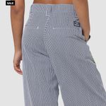 Obey 
WOMEN'S HARU BAGGY PANTS striped embroidered size 25 Photo 8
