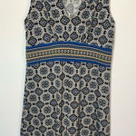 Max Studio  Women's Medallion Mirror Image Empire Mini Dress Multicolor Small Photo 0