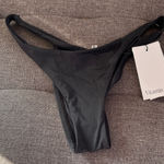Vitamin A  Black High-Cut Bikini Bottoms NEW size XS Photo 0