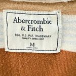 Abercrombie & Fitch Striped Cardigan Grandpacore Sweater Brown Cream Blue, M Photo 2