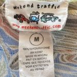 Vtg Weekend Traffic Sleeveless Top Beach Island Hula Girl Floral Stretch Sz M Size M Photo 8