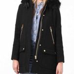 J.Crew New Chateau Parka Italian Wool Stadium Cloth Black Coat Jacket Outerwear Photo 0