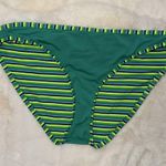 Aerie Striped Bikini SET Triangle Top L & Bikini Brief S Women’s Green & Blue Photo 8