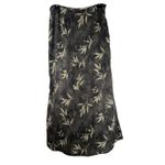 Vtg Y2k Preview Collection Maxi Skirt Sz 12 Fairy Whimsigoth Dark Floral Asian Green Photo 1