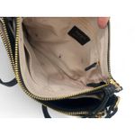 MARGOT Anthropologie Jules Crossbody Purse Bag Black Leather Pebbled Women's Photo 3