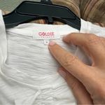 Goldie  White Ruffle Tank Top Photo 1